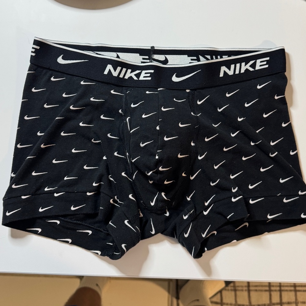 Nike Dri-FIT Black Briefs with White Accents